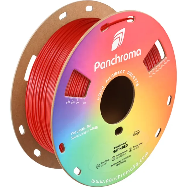 Polymaker PLA SATIN 1,75mm Rood 1kg POLYMAKER PANCHROMA 3D FILAMENT