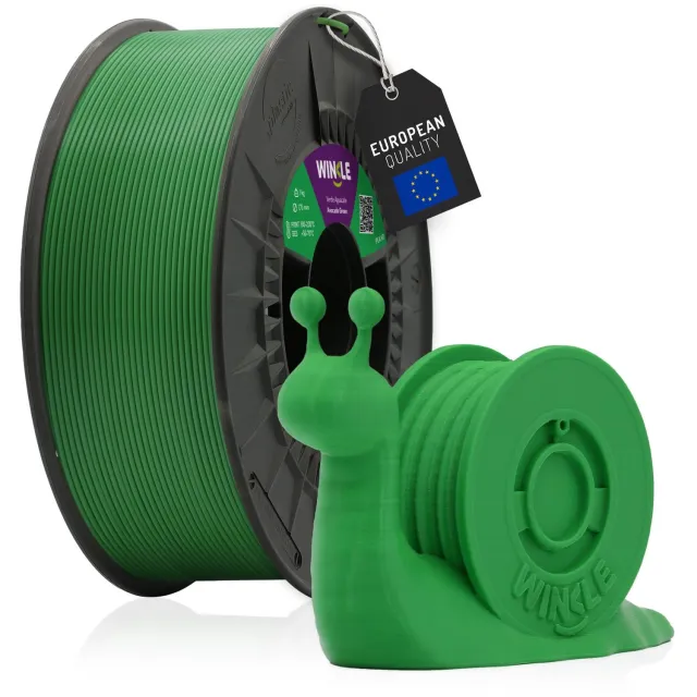 Winkle PLA HD 3D Filament - Filament voor 3D printer - Hoge Nauwkeurigheid - Groen - Ø 1,75 mm - 1 kg