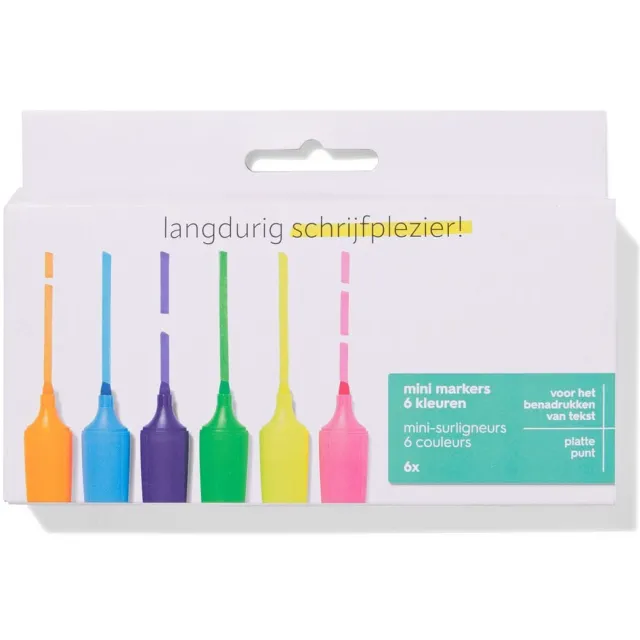 HEMA Mini markers - 6 stuks