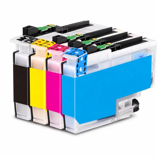 InktDL Huismerk geschikt voor Brother LC-424 XL inktcartridges - Geschikt voor DCP-J1200W Multipack 4 Cartridges