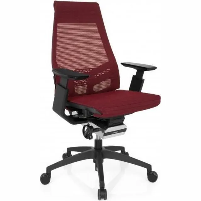 hjh office Bureaustoel / Draaistoel GENIDIA SMART BLACK netstof hjh OFFICE Rood / Zwart