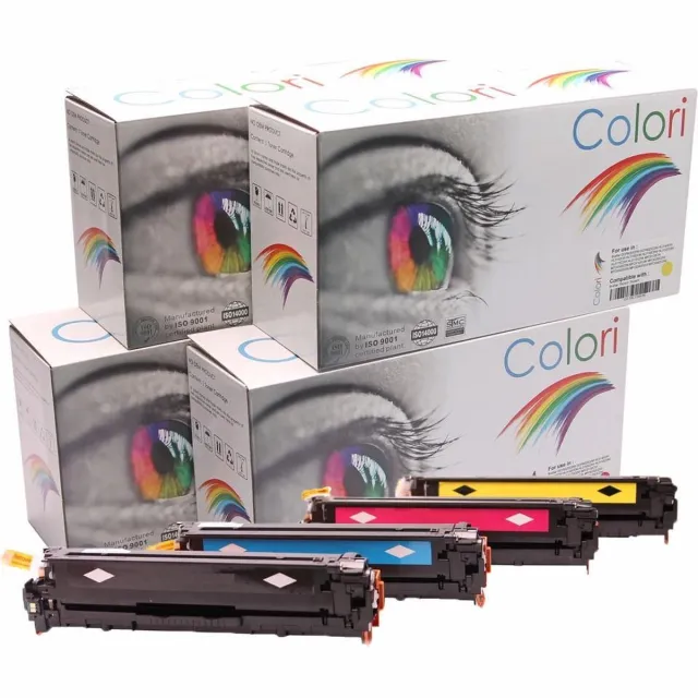Colori huismerk set 4x toner geschikt voor HP 131X CF210X 131A CF211A CF212A CF213A voor HP Laserjet 200 color M251n M251nw M276n M276nw Set 4 kleuren