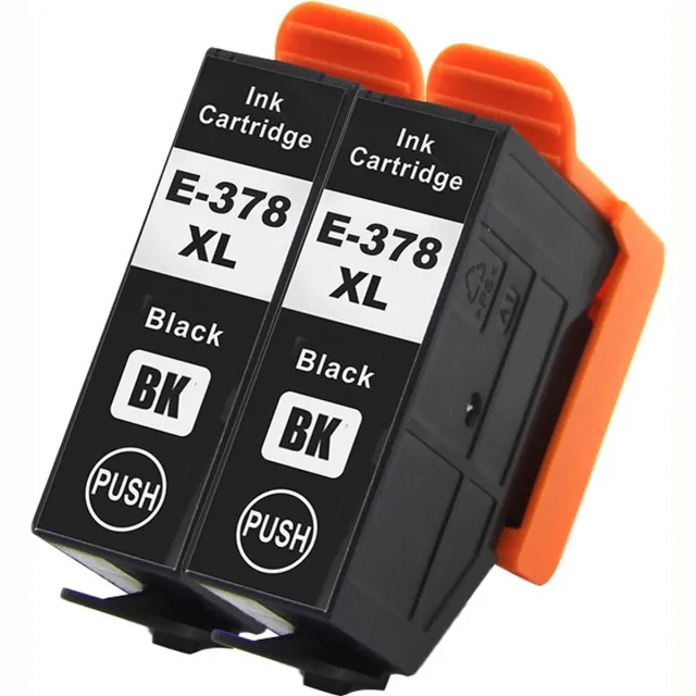 Inktkenners Inktcartridge Geschikt voor Epson 378XL | Multipack van 2 zwart - Met Chip - Epson 378 - Geschikt voor Printers: Epson Expression Photo XP-8500 - XP-8505 - XP-8600 - XP-8605 - XP-8606 2x zwart