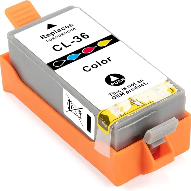 InktDL Huismerk geschikt voor Canon CLI-36 Inktcartridge Kleur - IP100 - IP110 - TR150