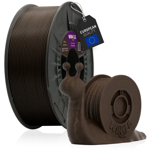Winkle PLA HD 3D Filament - Filament voor 3D printer - Hoge Nauwkeurigheid - Bruin - Ø 1,75 mm - 1 kg