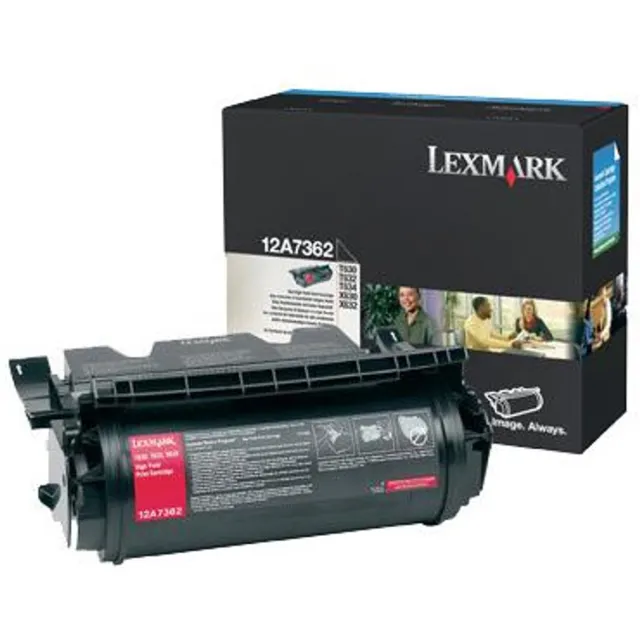 Lexmark Tonercartridge T630/632/634 12A7362 Zwart