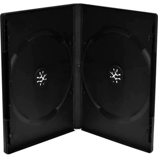 MediaRange DVD Videobox | 14mm | 2 Disc | Zwart | 5 Stuks