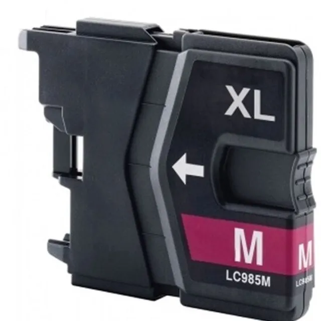 Inktkeuze LC-985 XL Magenta - Huismerk inktcartridge compatible met Brother DCP 145C \ DCP 163C \ DCP 165C \ DCP 167C \ DCP 185C \ DCP 195C \ DCP 365CN \ DCP 375CW \ DCP 383C \ DCP 385C \ DCP 387C \ DCP 395CN \ DCP 585CW \ DCP 6690CW \ DCP J125 \ DCP J140W