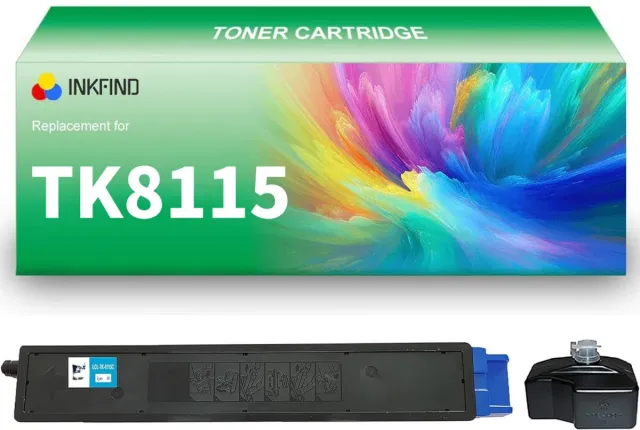 INKFIND TK-8115 Cyaan tonercartridge compatibel met Kyocera TK8115 TK-8115 Cyaan geschikt voor Kyocera ECOSYS M8124cidn/M8130cidn - 1-pack Cyaan Cyaan x 1