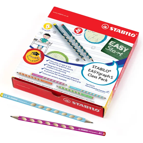 Stabilo Potlood STABILO Easygraph S assorti 325 HB classpack à 48 stuks