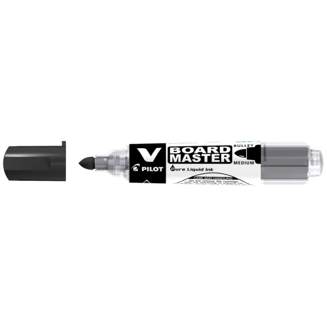 Pilot V-Board Master whiteboardmarker, ronde punt, 2,3 mm, zwart