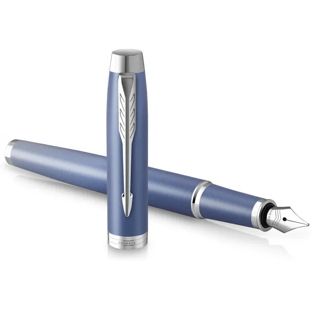 Parker IM Rituals vulpen, blauw CT, medium, giftbox