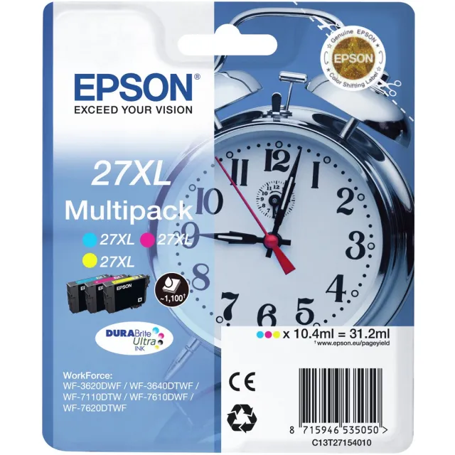 Epson 27XL - Inktcartridge / Multipack / Kleur