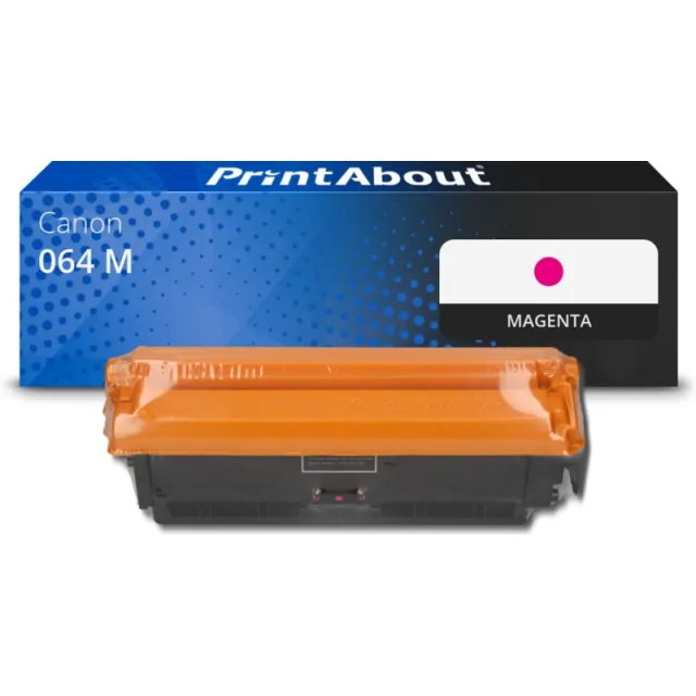 PrintAbout huismerk Toner 064 M Magenta Geschikt voor Canon
