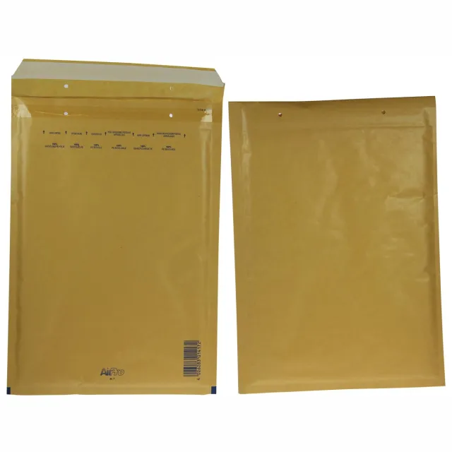 Airpro Bong AirPro luchtkussenenveloppen, ft 230 x 340 mm, met stripsluiting, doos van 100 stuks, bruin