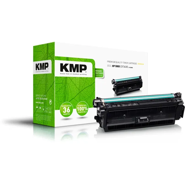 KMP H-T223MX Tonercassette vervangt HP 508X, CF363X Magenta 9500 bladzijden Compatibel Toner