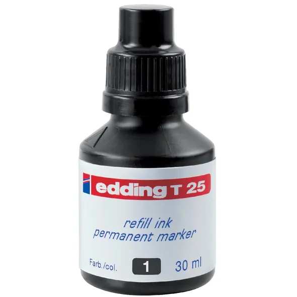 Viltstiftinkt edding T25 zwart