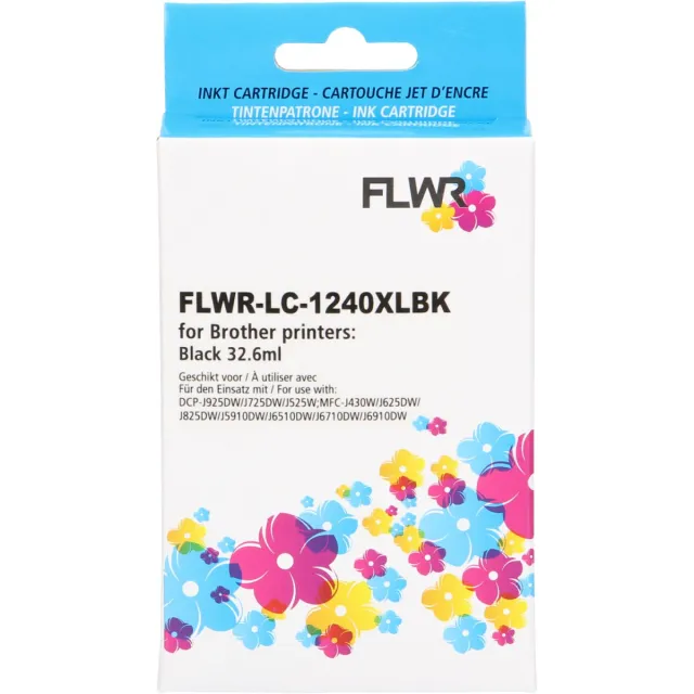 FLWR Brother LC-1240BKXL zwart