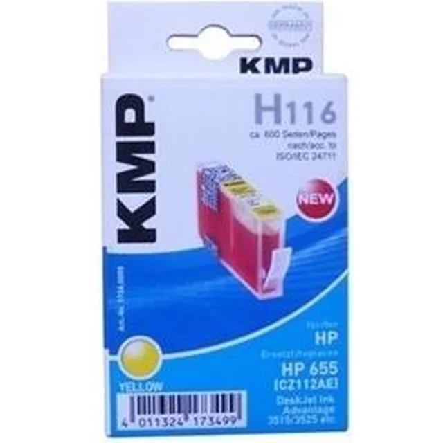 KMP H116 / HP655 (CZ112AE) tonercartridge 1 stuk(s) Geel