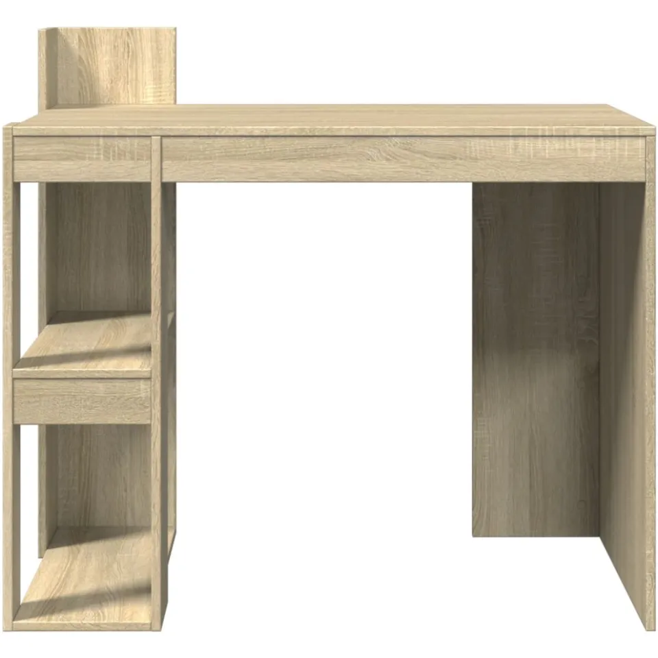 vidaXL Bureau 103,5x56,5x94 cm bewerkt hout sonoma eikenkleurig, foto 4