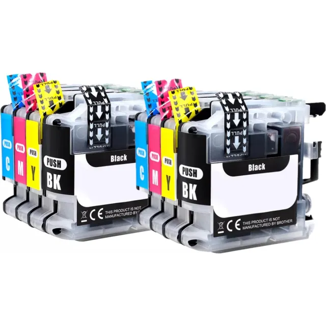 InktDL Huismerk geschikt voor Brother LC-123 XL Inktpatronen (8X) - DCP/MFC - J552DW - J4110DW - J4410DW - J4610DW - J6720DW - J6920DW Multipack 8 Cartridges