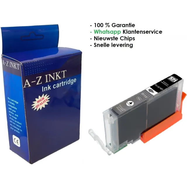 AtotZinkt inkt cartridge voor Canon 571 GY CLI-571XL grijs voor Canon Pixma MG-5700 MG-5750 MG-5751 MG-5752 MG-5753 MG-6850 MG-6851 MG-6852 MG-6853 MG-7700 MG-7750 MG-7751 MG-7752 MG-7753