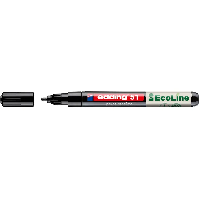 Edding Paintmarker edding 51 EcoLine op waterbasis 1-2mm zwart