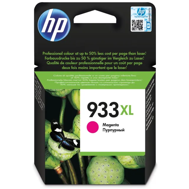 Hp inktcartridge 933XL, 825 pagina's, OEM CN055AE, magenta