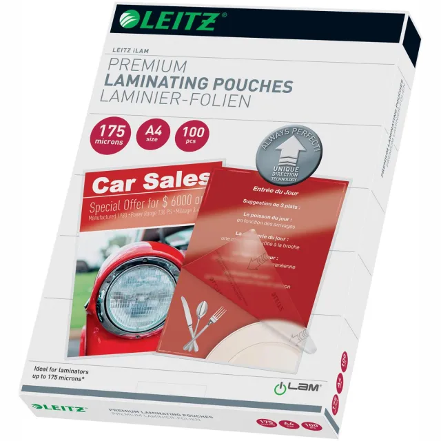 Leitz Lamineerhoes leitz ilam a4 2x175micron 100 stuks