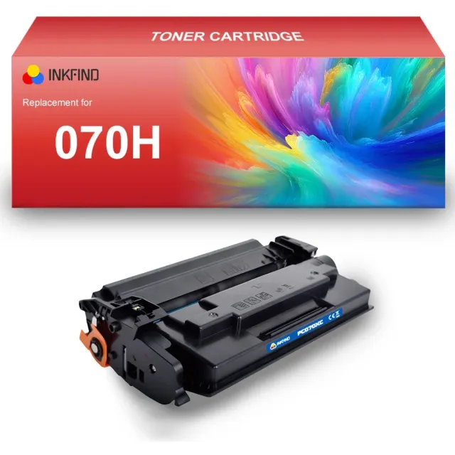INKFIND 070H Tonercartridge compatibel met Canon 070H 070 Cartridge 070 070H Toner cartridge- 1-pack Zwart (extra hoge capaciteit) XL Zwart x 1