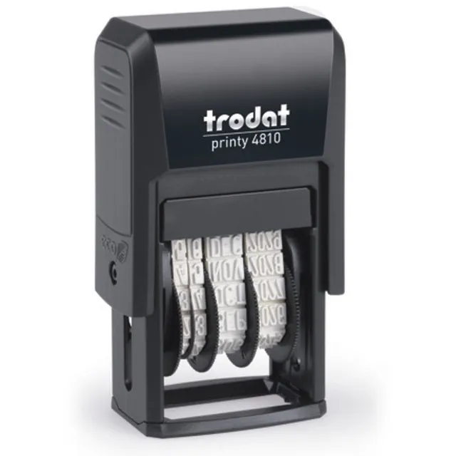 Trodat 4810 Eigen inktsysteem Datumstempel Zwart