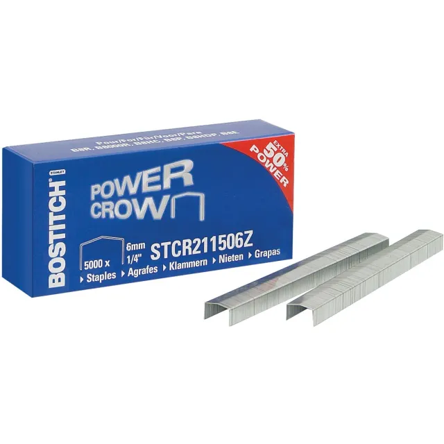 Bostitch nietjes STCR211506Z, 6 mm, voor B8R, B8HC, B8HDP, B8P, B8E, doos van 5.000 nietjes