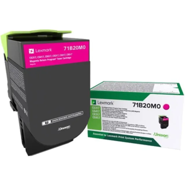 Lexmark 71B20M0 tonercartridge magenta, foto 2