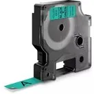 Dymo Huismerk DYMO D1 45019/S0720590 Labeltape 12mm Zwart op Groen
