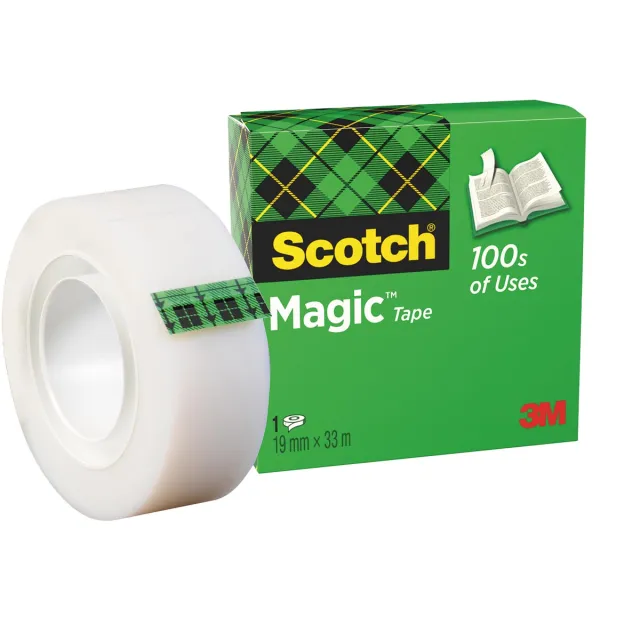 Scotch plakband Magic Tape ft 19 mm x 33 m