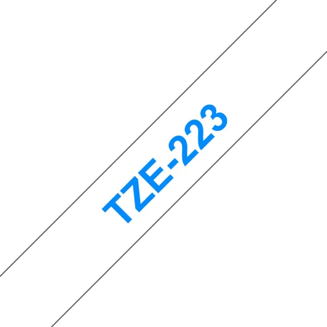 Brother 9mm tape gelamineerd Blauw