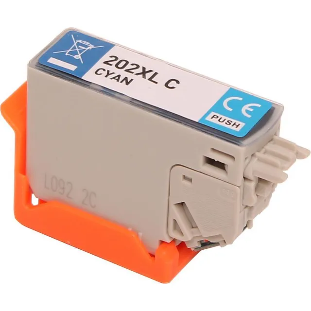 ABC huismerk inkt cartridge geschikt voor Epson 202XL cyan voor Epson Expression Premium XP-6000 XP-6005 XP-6100