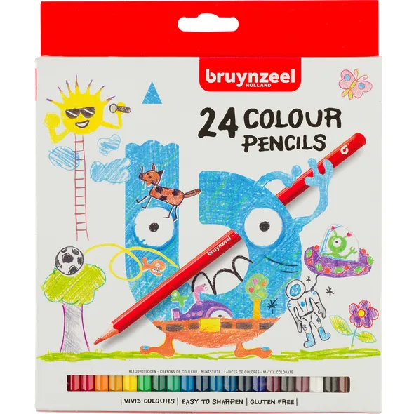 Bruynzeel Kleurpotloden Bruynzeel Kids assorti 24 stuks