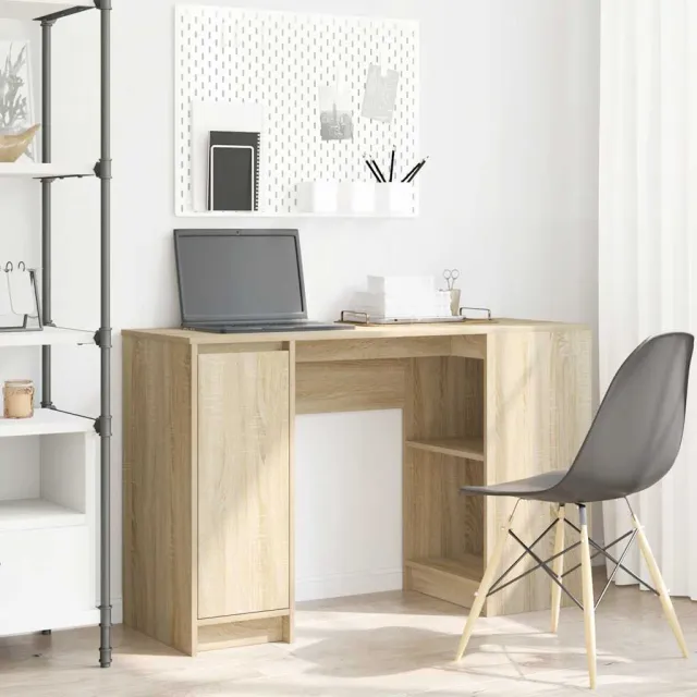 vidaXL Bureau 120x42x76 cm spaanplaat sonoma eikenkleurig, foto 2