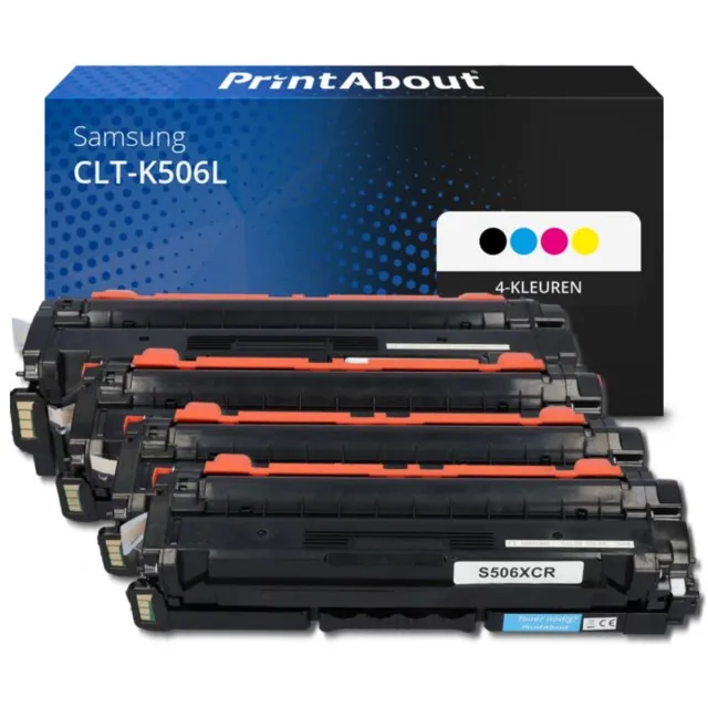 PrintAbout Alternatief voor de Samsung CLT-K506L / 4 Kleuren 4-kleuren
