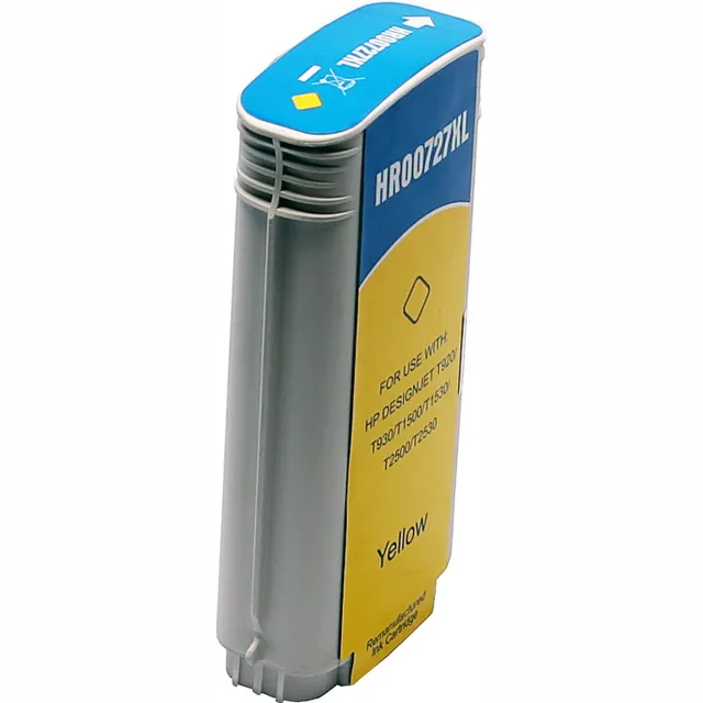 ABC huismerk inkt cartridge geschikt voor HP 730 geel Designjet T1600 T1600dr T1600ps T1700 T1700d T1700dr T1700ps T2600dr T2600ps