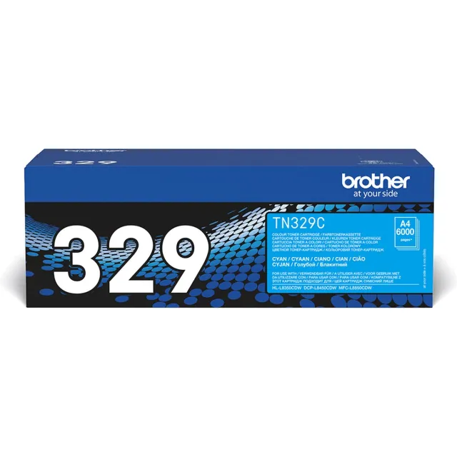 Brother TN-329C tonercartridge cyaan extra high capacity 6.000 pagina's 1-pack