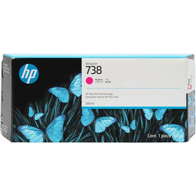 Hp 738 (676M7A) Inktcartridge Magenta Hoge capaciteit