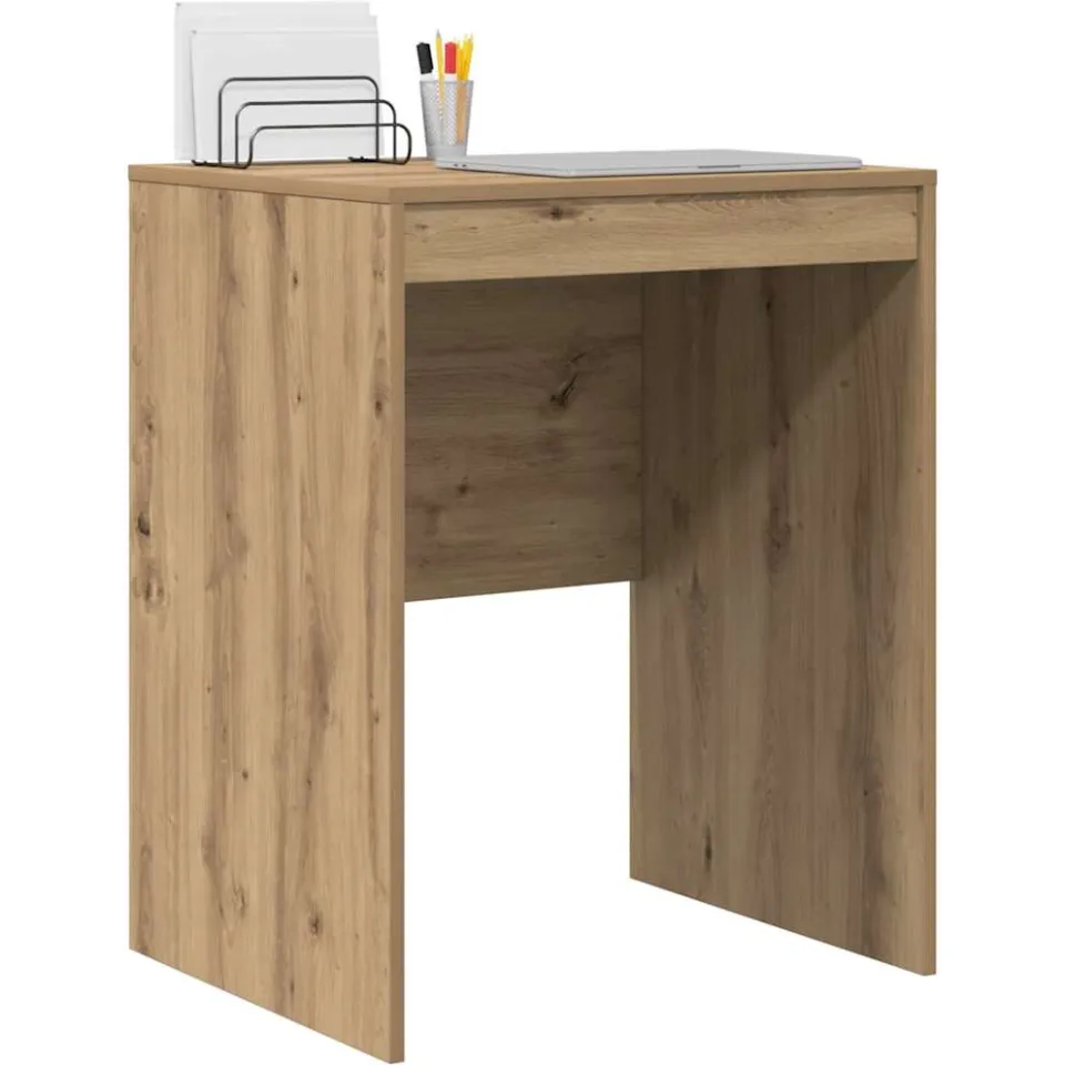 vidaXL Bureau Artisan Eiken 60 x 50 x 76 cm Bruin