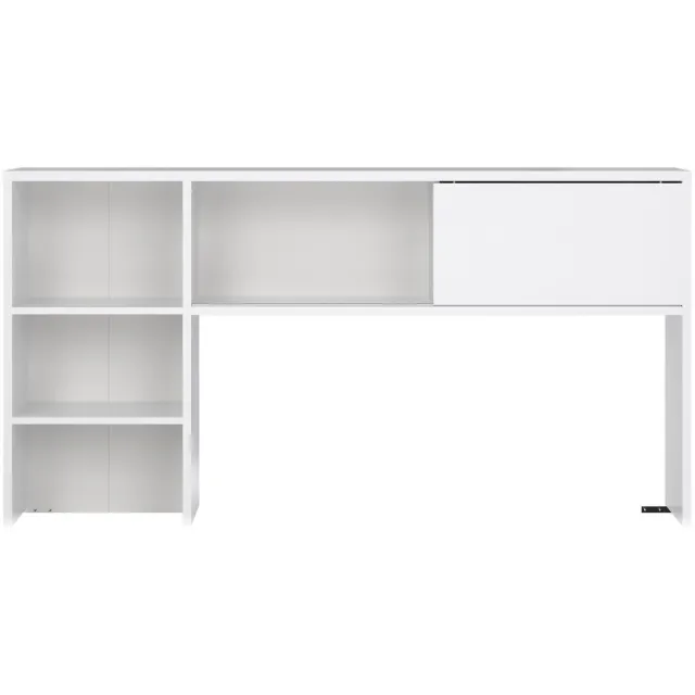 Giga Living Kantoorbureau Function Plus - Wit Hoogglans - 149x24x79cm