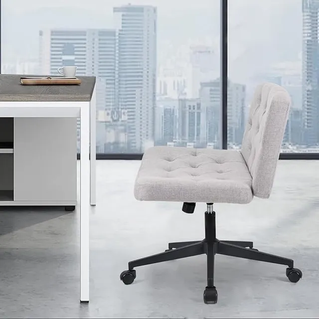 Thuys Ergonomische Bureaustoel – Met Hoge Rugleuning – Verstelbare Lendensteun – 49.5D x 62.5W x 92H cm