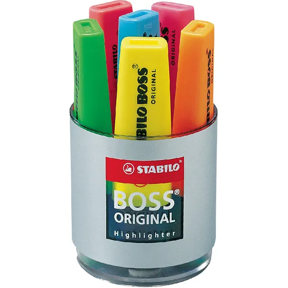 Stabilo Markeerstift STABILO BOSS Original 70/06 assorti deskset à 6 stuks