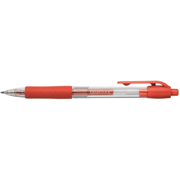 Quantore Gelschrijver Quantore grip drukknop 0.7mm rood