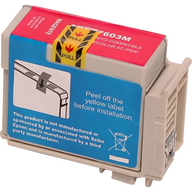 ABC huismerk inkt cartridge geschikt voor Epson T7603 magenta voor Surecolor SC-P600
