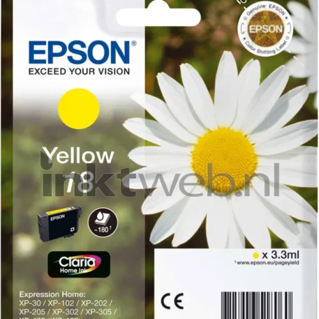 Epson 18 geel (Origineel)